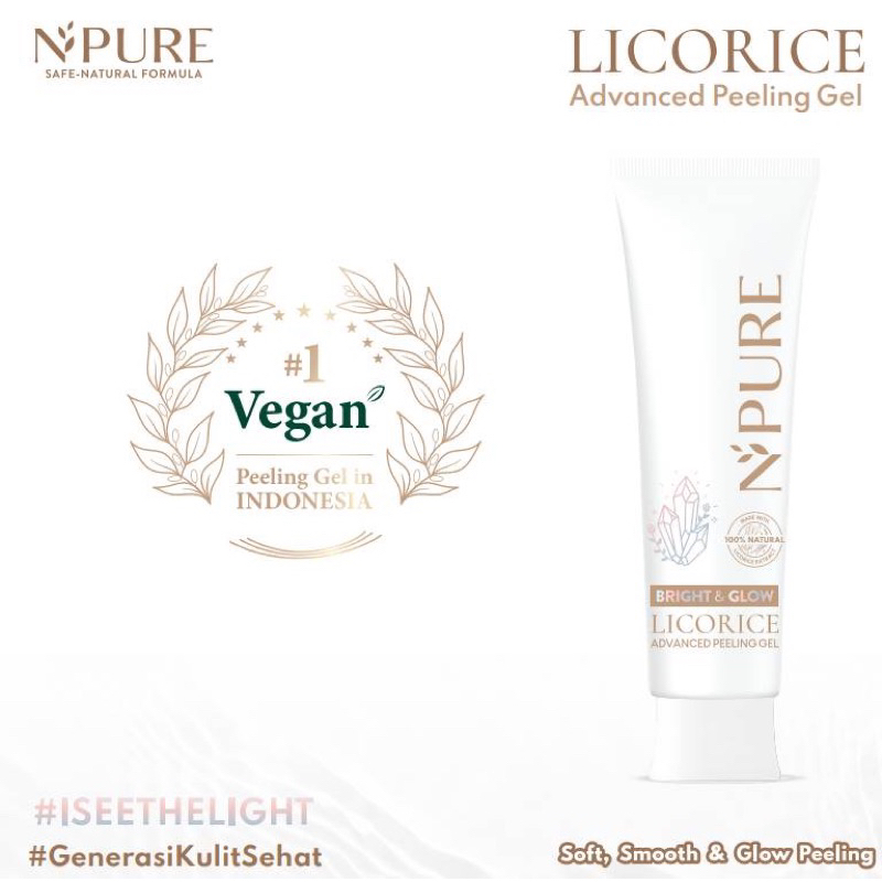 NPURE licorice ADVANCED PEELING GEL 50ml n pure npure peeling scrub