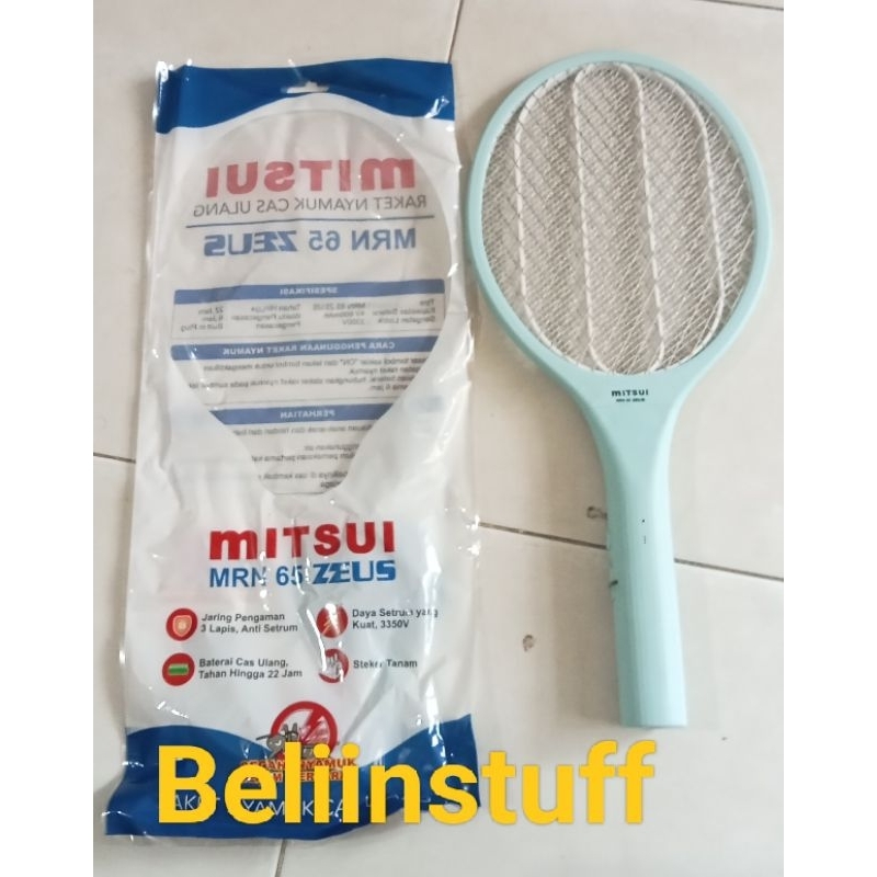 Raket nyamuk MITSUI MRN 65 Zeus Rachargeable