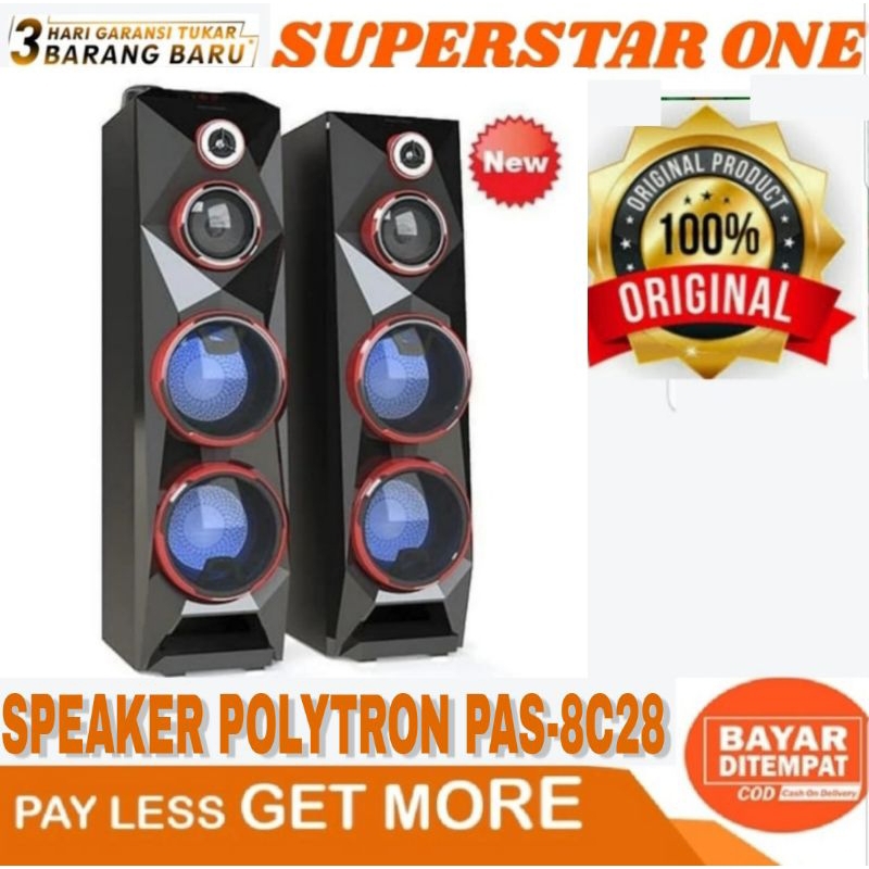 speaker aktif speaker Polytron portable PAS 8C28 speaker aktif speaker Polytron portable PAS 8C28