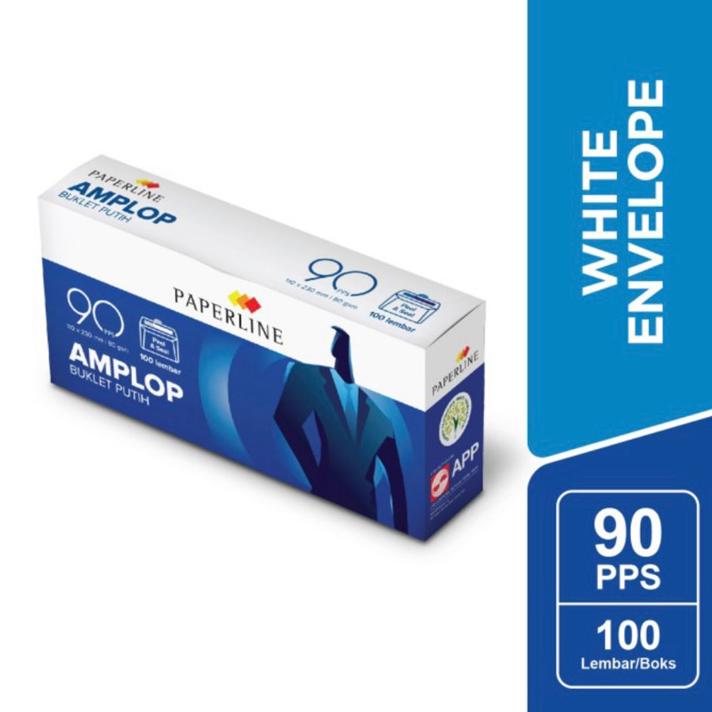 

Paperline Amplop 90 PPS isi 100 lembar/pak
