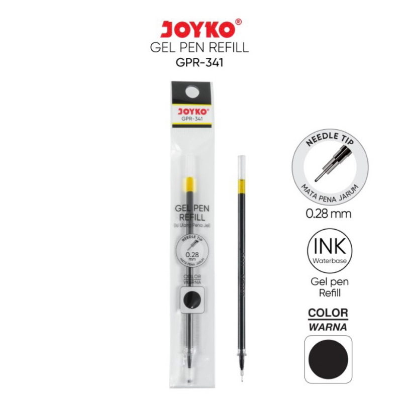 

ISI ULANG PULPEN JOYKO GPR341 / ISI ULANG PULPEN HITEC 0.28mm (1 PAK=24PCS)