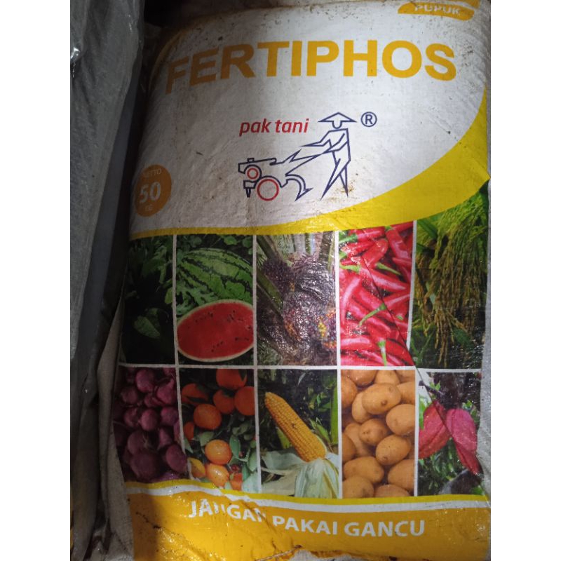 pupuk pospat FERTIPHOS, kemasan repacking 1 kg