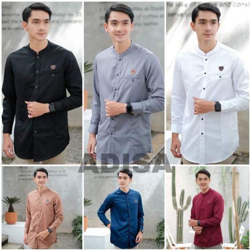 [BISA COD] Baju koko pria dewasa/baju koko pria lengan panjang terbaru best seller