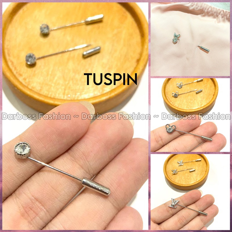 TUSPIN / TUSPIN HIJAB / TUSPIN KECIL / PIN HIJAB / BROS HIJAB / BROOCH / BROS DAGU / PIN SCARF / PIN TAS / BROS PREMIUM M
