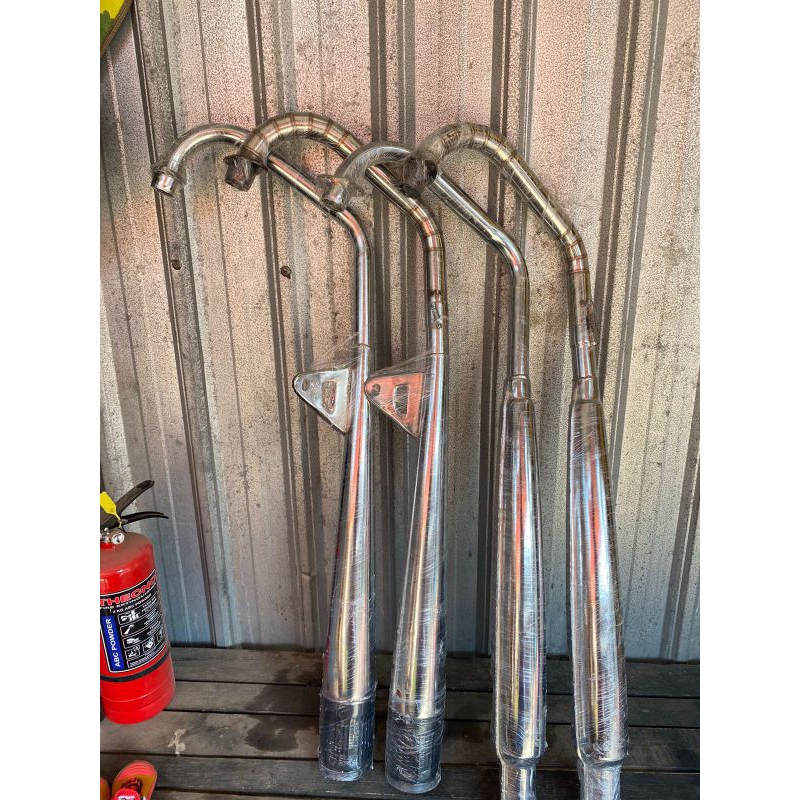 Knalpot GL Kleper muffler GLpro Kleper super pedes bedelan leher standart dan stenlis jatim PNP GL