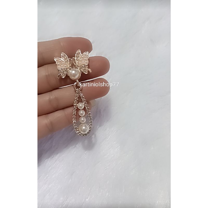 Bros Juntai/Brooch Pita Juntai/Bros Mutiara/Bros Cantik Kekinian