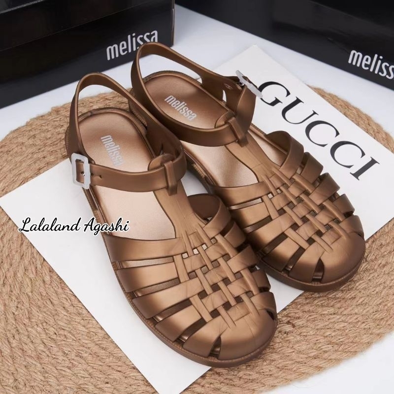 Sepatu sandal Melissa Possesion Ad Bronze /sepatu jelly wanita