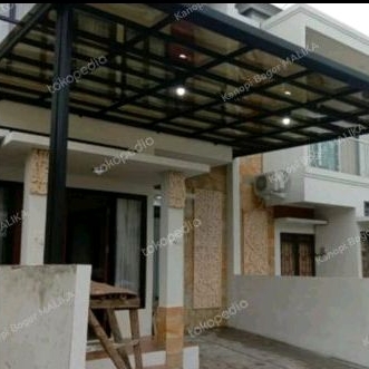 Kanopi Solarflat 3 MM Rangka Hollow Galvanis