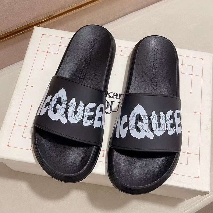 sandal pria slide sendal cowok slip on alex mcq selop mirror p1shoes