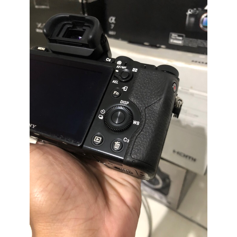 sony a7 clasic body only kamera fullframe lengkap box like new