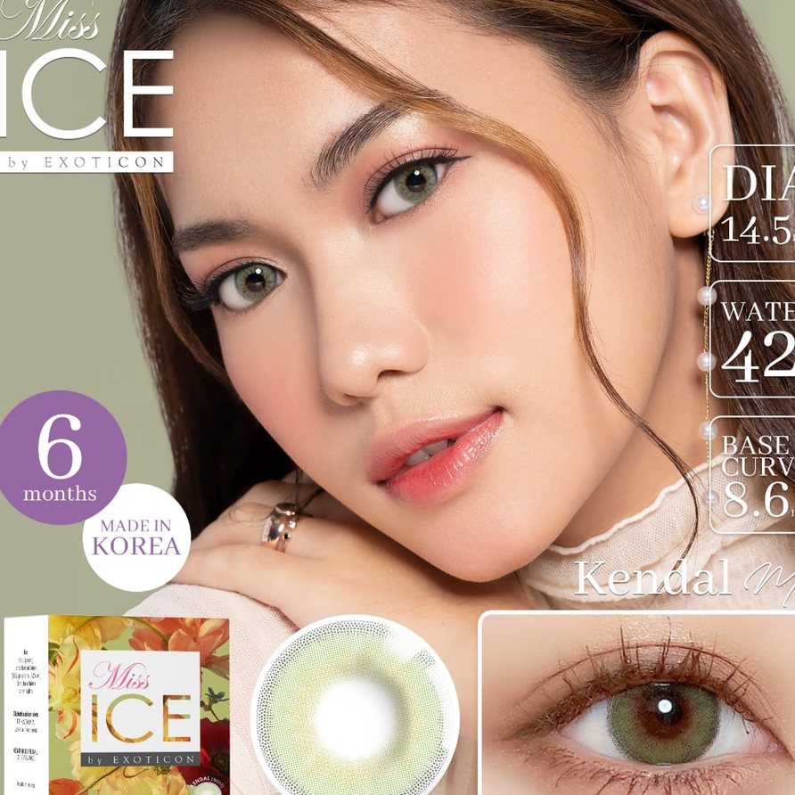 Softllens MISS ICE BY EXOTICON DIA 14.50MM NORMAL &amp; MINUS (-0.50 s/d -2.50) / BS