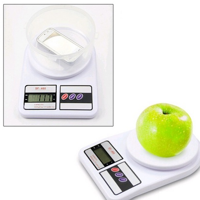 ONLYONE12 Timbangan Dapur Digital / Timbangan Memasak / Timbangan Kue / Timbangan Sembako / Kitchen Scale 10KG SF400 / Timbangan Serbaguna / Alat Ukur Memasak