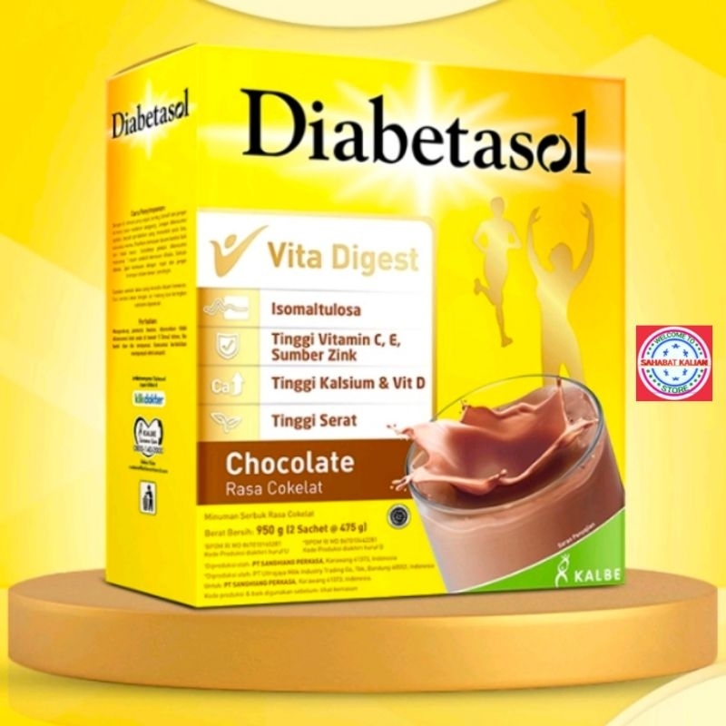 DIABETASOL SUSU 950GRAM PER 1 BOX