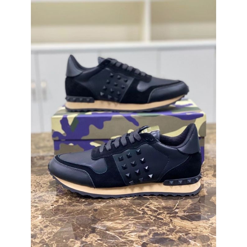 sepatu cowok sneaker pria hitam vlen mirror p1shoes new men shoes run away top