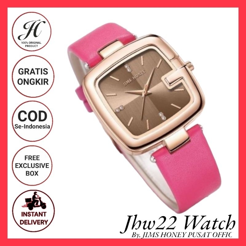 Jam Tangan Wanita Jims Honey Promo Jhw 22 Watches Analog - Jimshoney Arloji Import Jam Murah Bahan Kulit