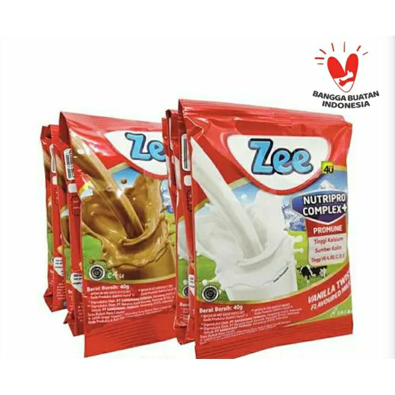 

Susu ZEE Sachet Renceng 10 x 39gr / Susu Zee Nutripro Renceng / Susu peninggi badan / Susu Kalsium / Susu Pertumbuhan / Susu Anak Murah / Susu Anak Malang / Susu Zee Vanila / Susu Zee Cokelat