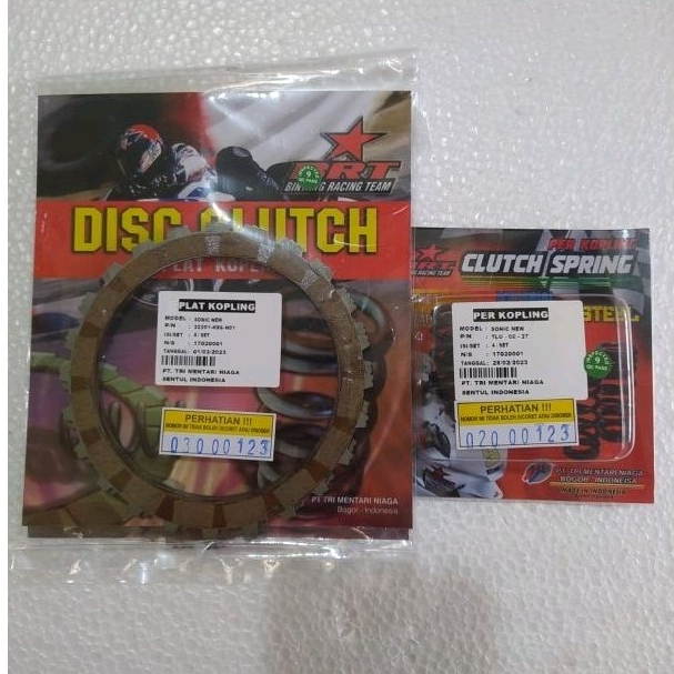 kampas kopling brt/per kopling brt sonic 150 new cb 150 cbr 150 facelift supra gtr