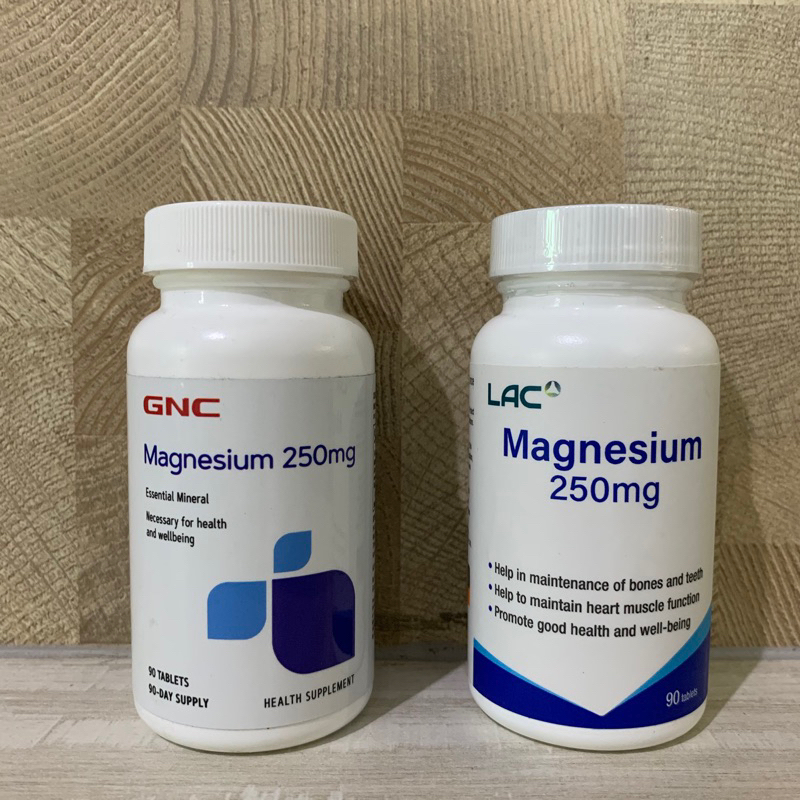 LAC (GNC) Magnesium 250mg isi 90 tablet