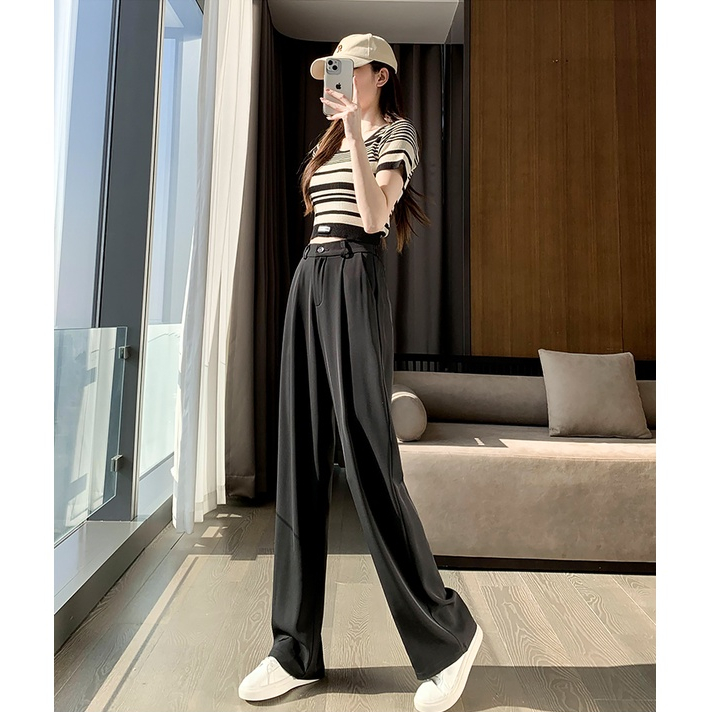 Kulot Celana Panjang Setelan Wanita Highwaist Loose Fashion Import