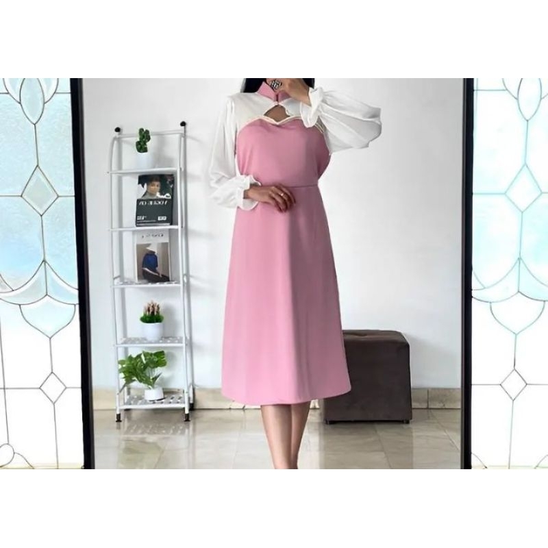 LUNA DRESS MUTIARA KOREA STYLE/PAKAIAN KOREA/BAJU KOREA/MIDDI DRESS/MINI DRESS/BLAZER KOREA/DRESS KOREA STYLE/ KOREAN DRESS/ DRESS WANITA KEKINIAN KOREA DRESS/BAJU KOREA/ PAKAIAN WANITA KOREA/ DRESS KOREA STYLE KEKINIAN/PAKAIAN WANITA KOREA/DRESS KOREAN/