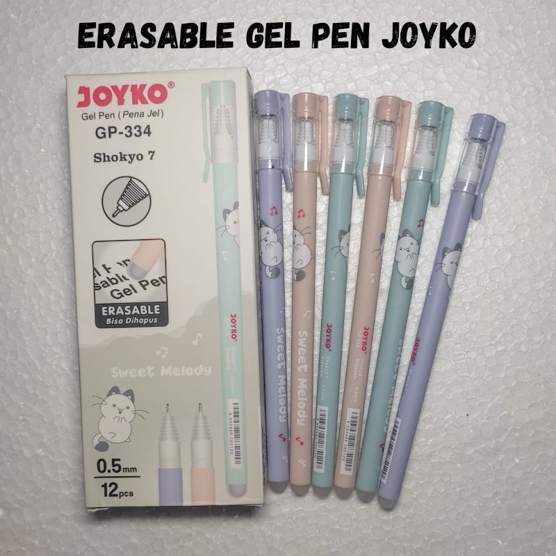 

Pena Gel / Bolpoin Gel / Pulpen Gel Joyko Eraseble (Bisa Dihapus) GP-334 shokyo 7