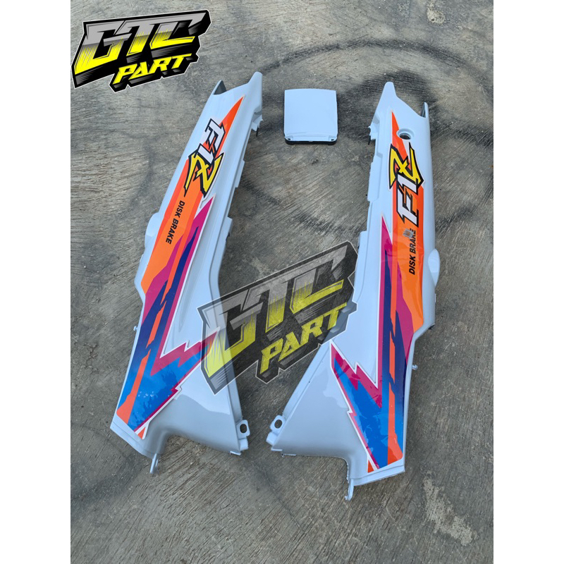 cover body belakang force 1 foz 1 fiz albino set striping force 1 albino