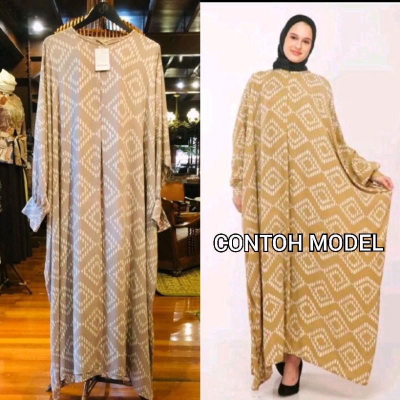 Arzeti Dress by Dian Pelangi LIMITED EDITION Busana Muslim Baju Maxi Gamis Abaya Kaftan Gaun Busui B