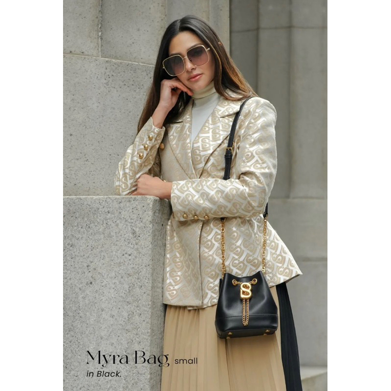 Myra Bag Black buttonscarves