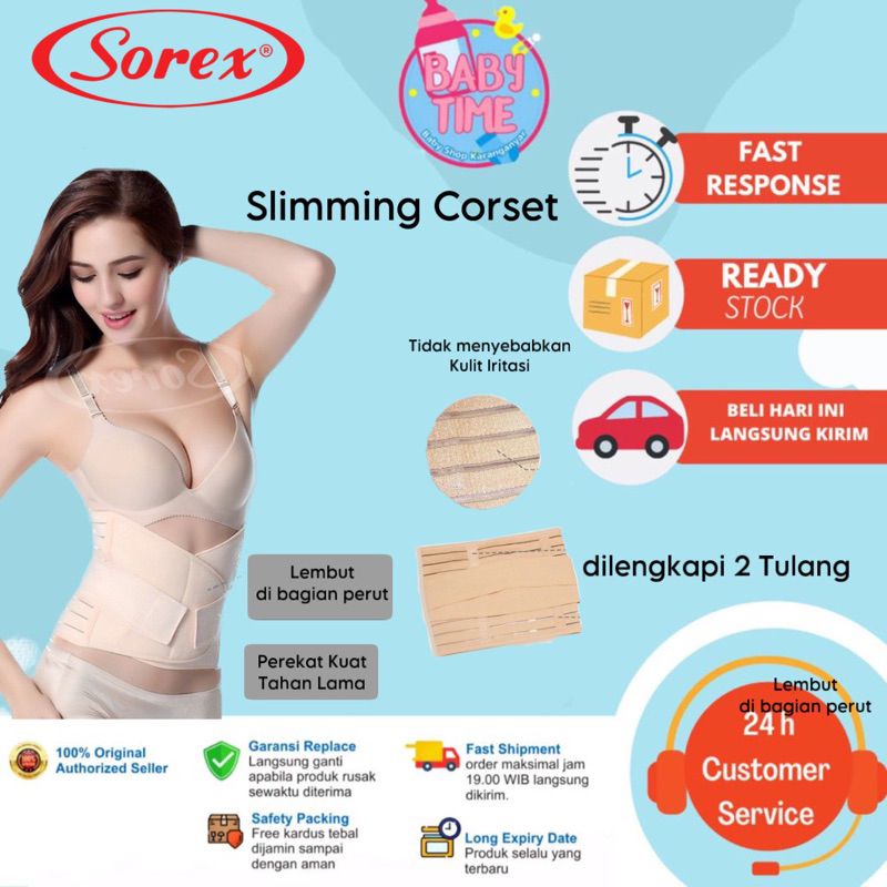 Sorex Slimming Corset Stagen 8052 1052 Freesize Stagen Korset Pasca Lahiran