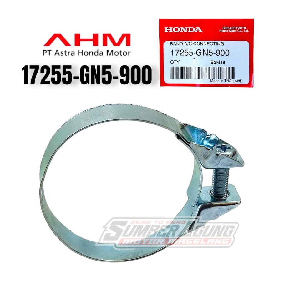 KLEM KARBU KARBURATOR KARET FILTER HONDA WIN GRAND SUPRA LEGENDA REVO ORIGINAL AHM 17255-GN5-900