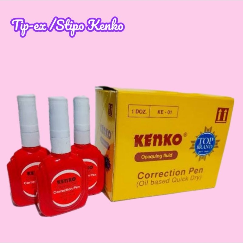 

Stipo/Tip-ex/Correction Pen Merk Kenko (1 pcs)