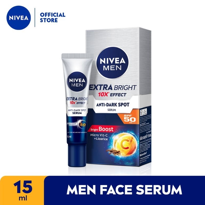 Nivea Men Extra White Anti Dark Spot Serum Spf50 30ML