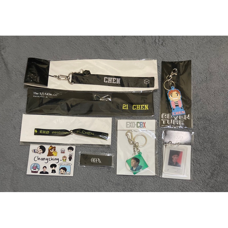 [OFFICIAL] gantungan keyring strap pendant name tag exo chen