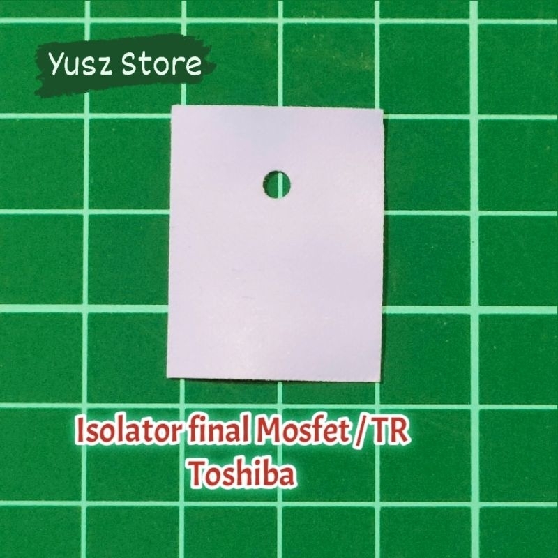 Isolator rubber Untuk Transistor Toshiba Mosfet Heatsink Pendingin