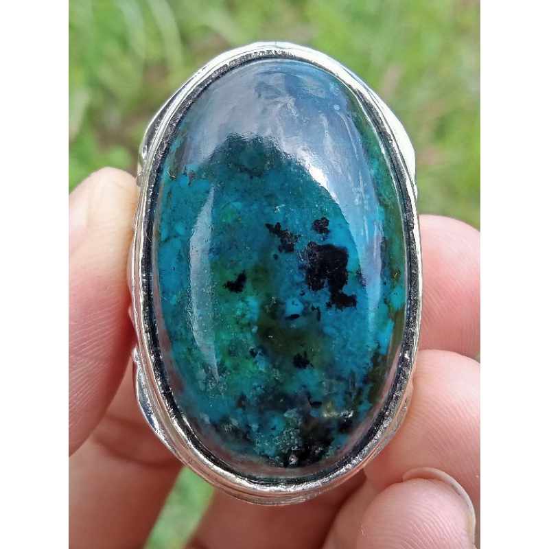 ✅ Natural Bacan Doko JUMBO - material Coklat ( Batu Akik Ternate - bukan giok idocrase fire opal kal