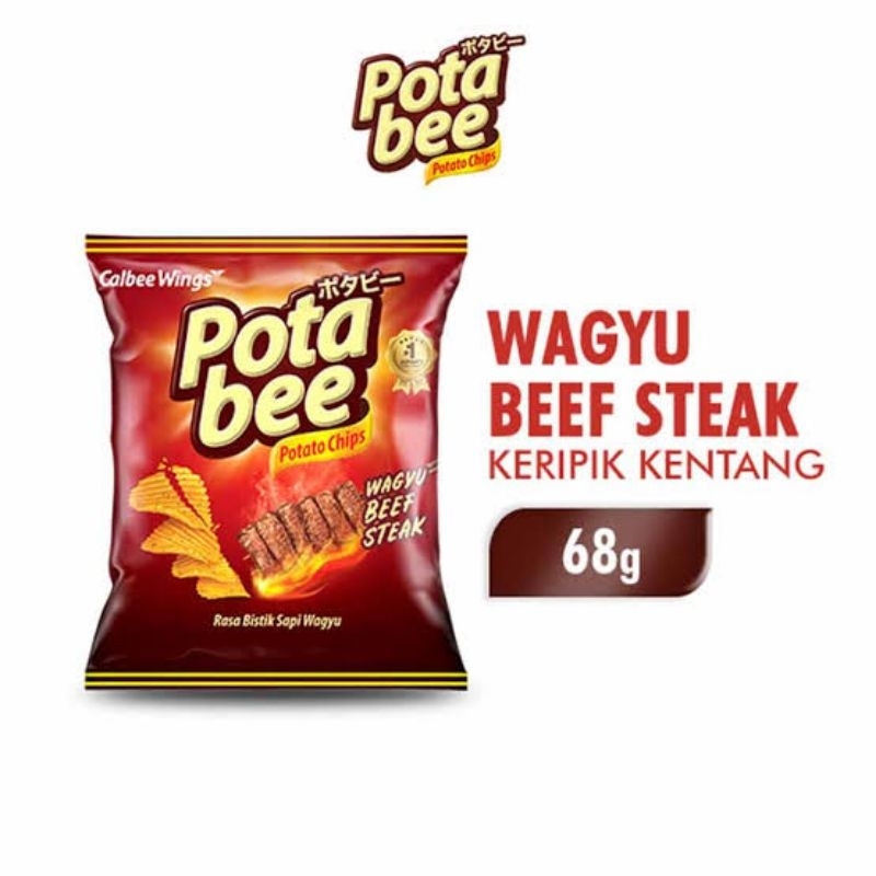 

Potabee Salted Egg / Wagyu Beef Steak 68gr