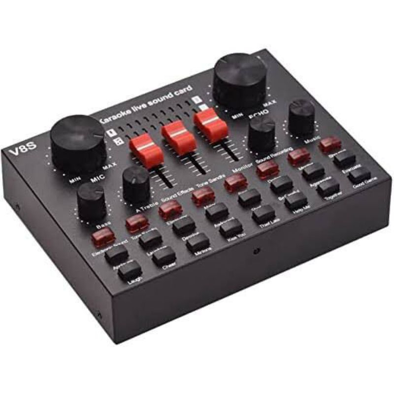 Soundcard V8 &amp; V8S Mixer Audio usb External