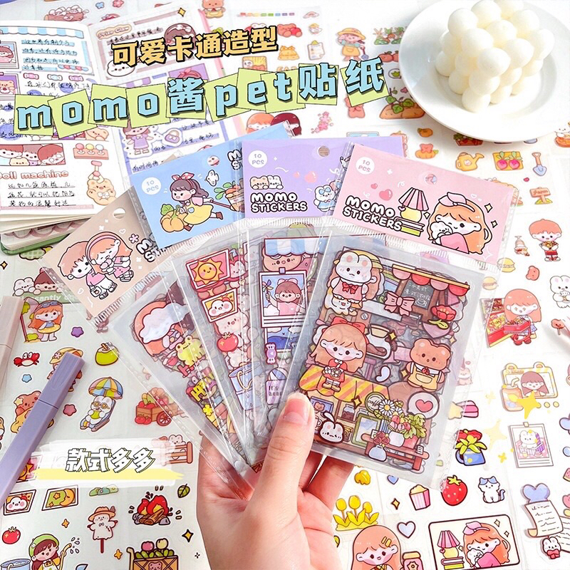 

STICKER MOMO ISI 10-30 LEMBAR MIX MOTIF/sticker momo isi 10-30 lembar