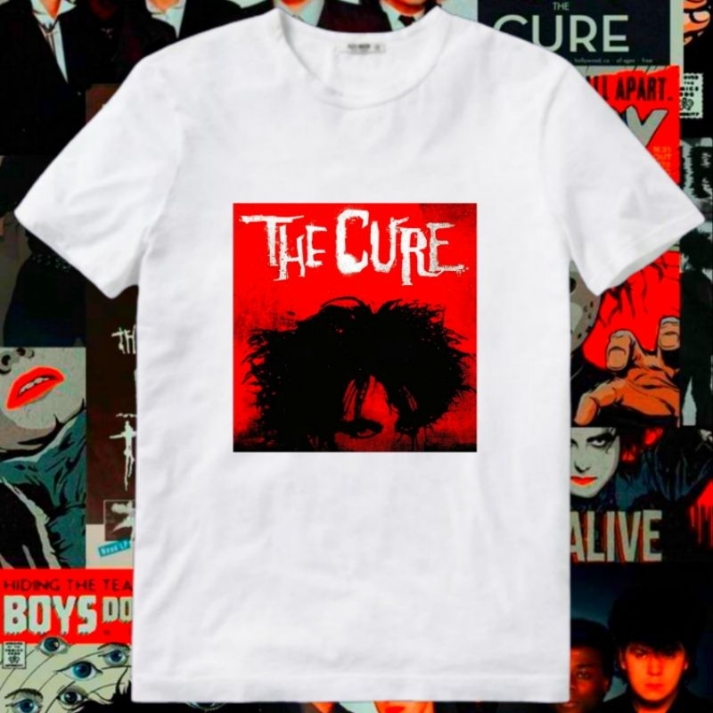 Baju Kaos Tshirt Pria Laki Cowok Cewek Unisex Band The Cure Britpop Trilogy Paris Entreat Excerpt Fa