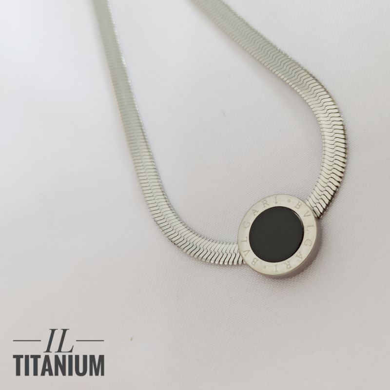 Kalung titanium choker k04164
