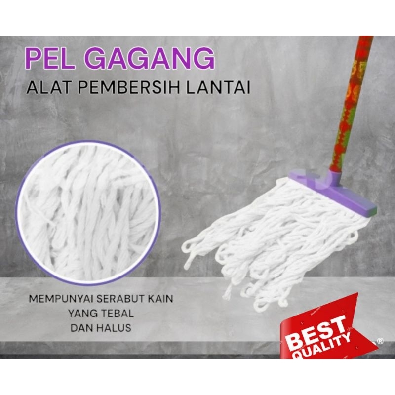 Pel gagang / Mop / Alat pel gagang sumbu