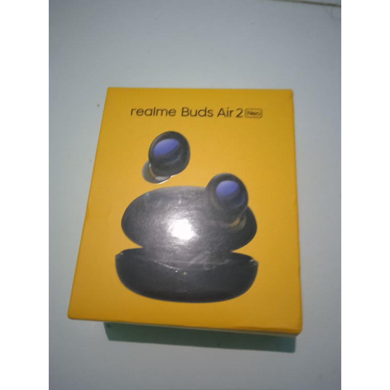 Headset Realme Buds Air 2 Neo Original 100℅ Second Mulus Pemakain 1 Minggu