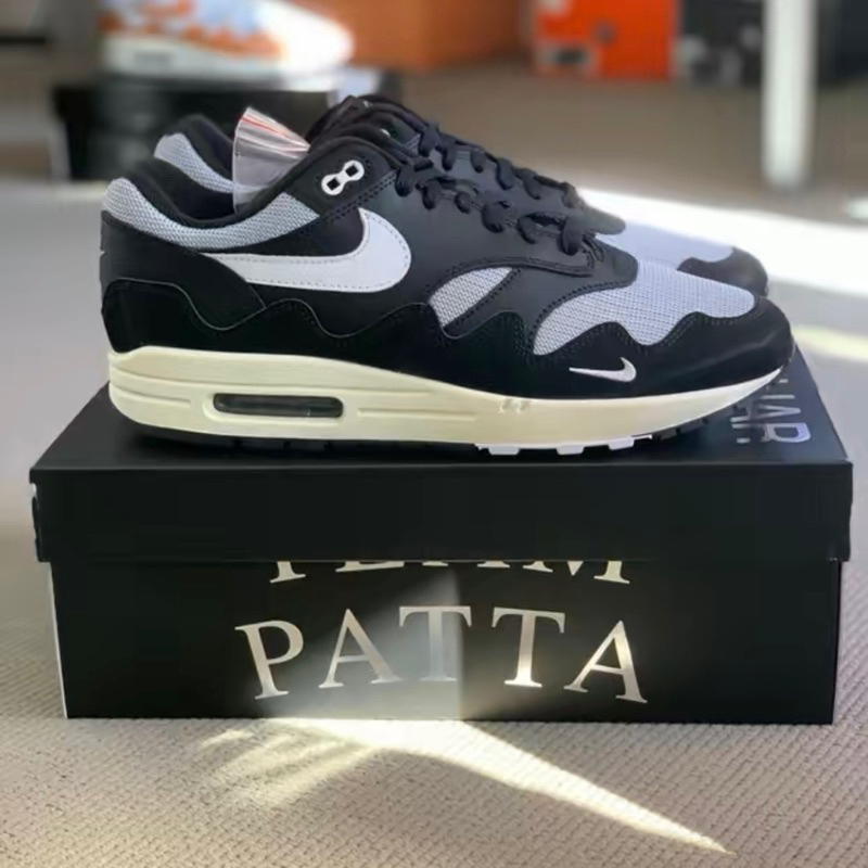 Nike Air Max 1 Patta Waves Black 100% Authentic