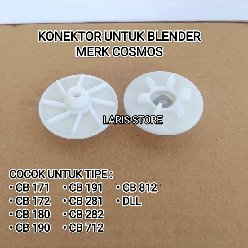 KONEKTOR UNTUK BLENDER COSMOS TIPE CB 171 / CB 172 / CB 180 / CB 190 / CB 191 / CB 281 / CB 282 / CB 712 / CB 812 Dll