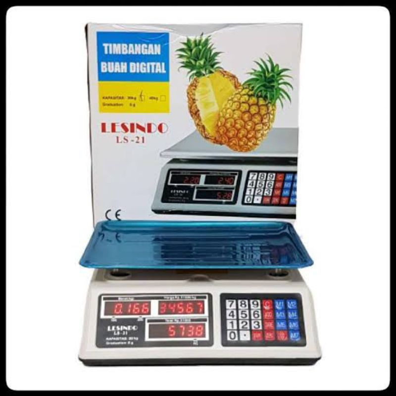 Timbangan Buah Digital Lesindo 40kg LS 21