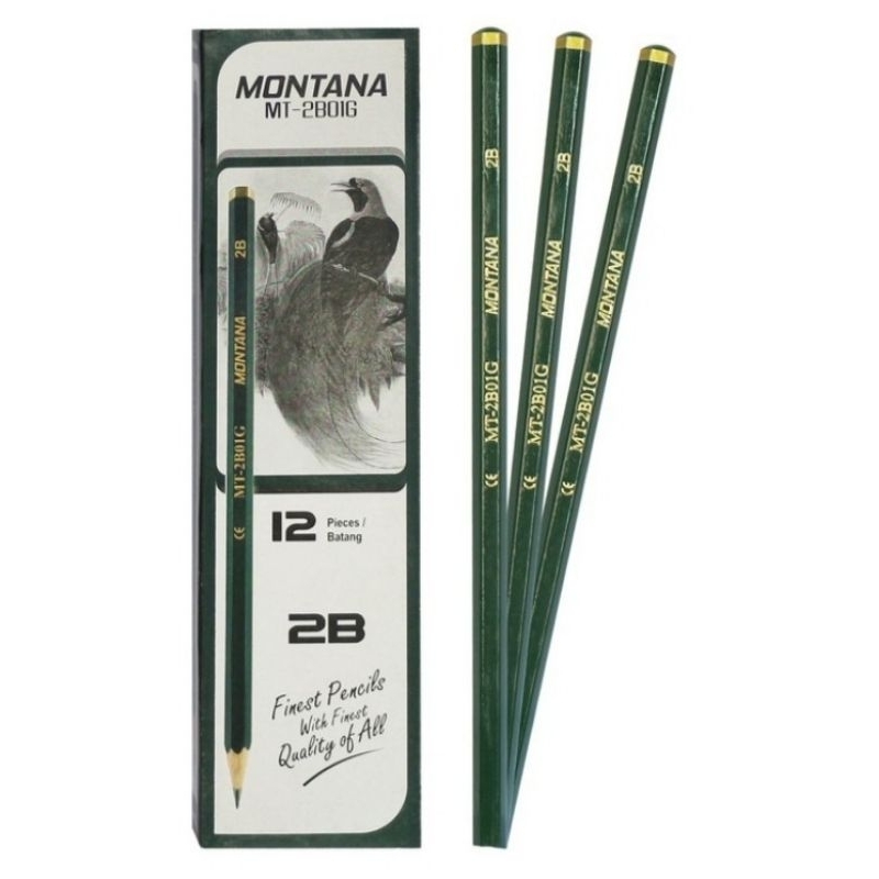 

(12 kotak) pensil montana 2b