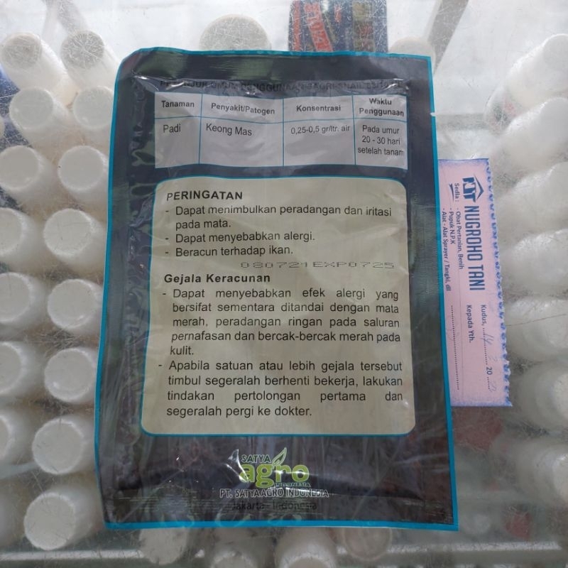 MOLUSKISIDA SAGRI SNAIL 63/10 WP 100 GRAM MENGENDALIKAN SIPUT DAN KEONG