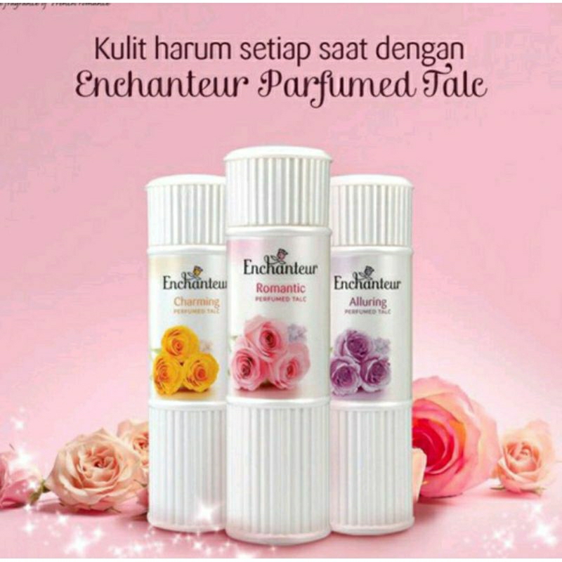 Enchanteur Perfumed Talc | Bedak Tabur Parfum 100g