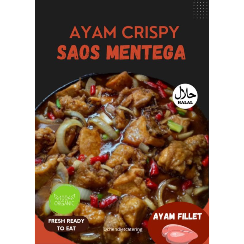 AYAM GORENG CRISPY MENTEGA (PORSI BESAR 2-3X MAKAN)