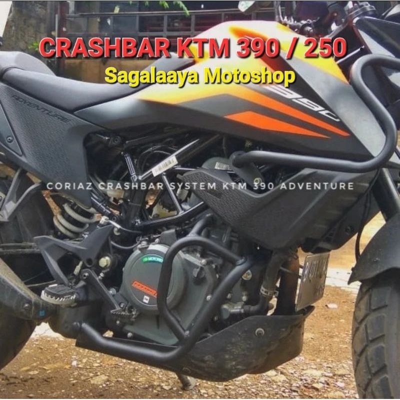 Crashbar KTM 390 adventure KTM duke 250 adv crash bar turbular pelindung body guard motor coriaz